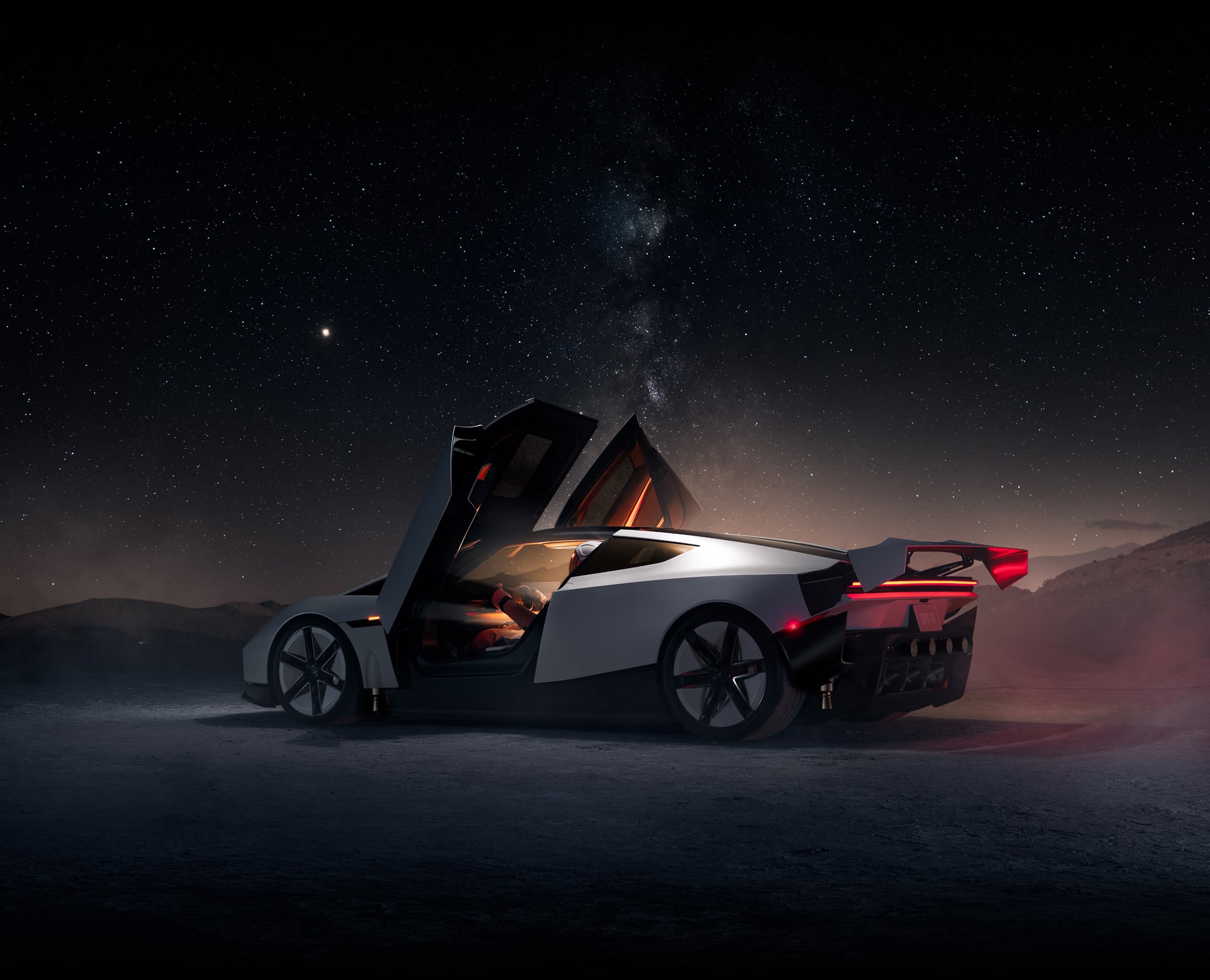 Tesla 官方 Roadster 车型图片