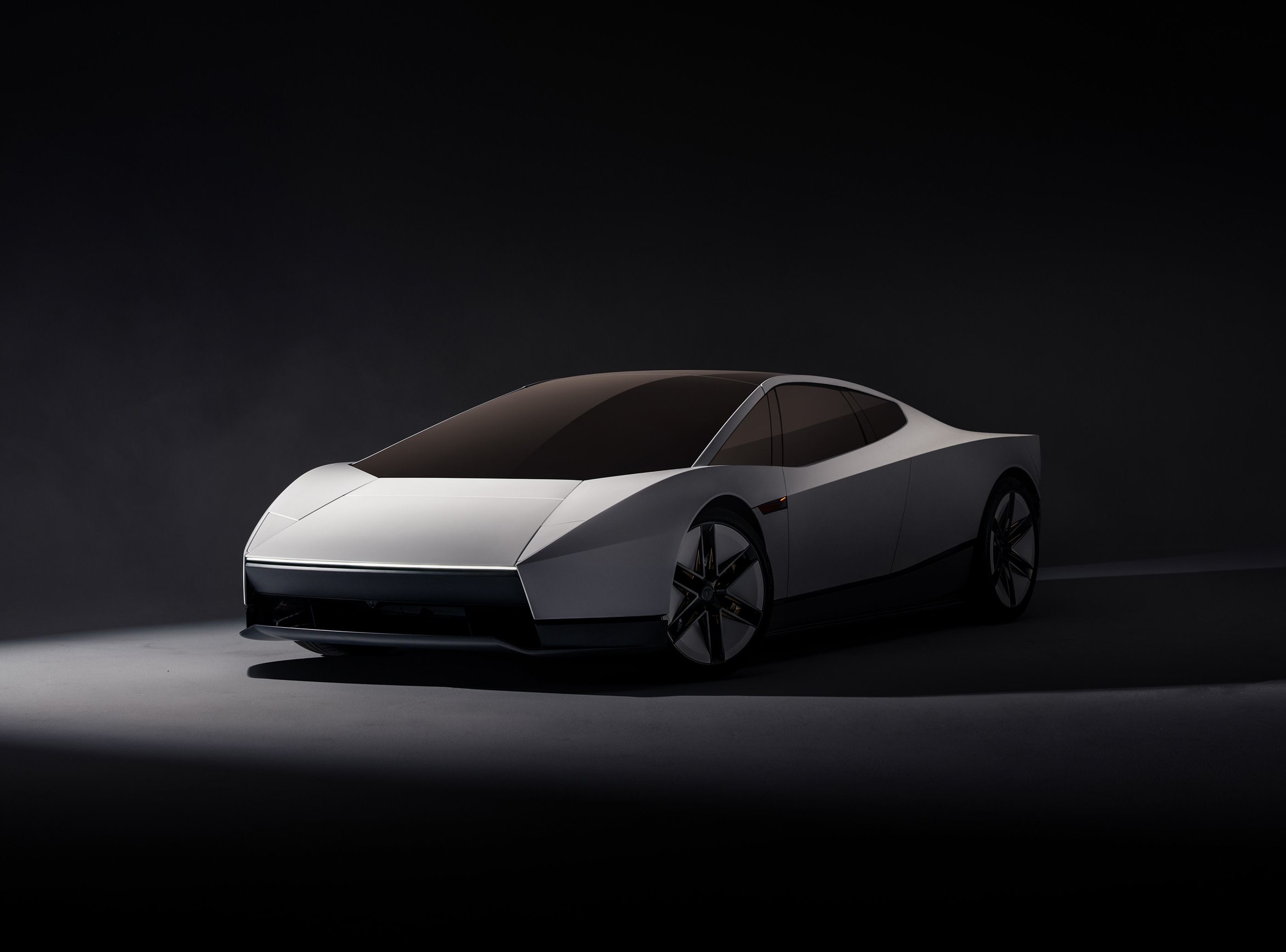 Tesla官方Roadster前侧视图